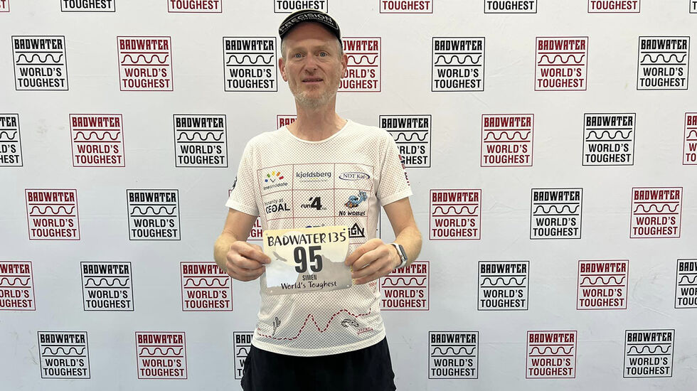 Simen Holvik er klar til start og bedre forberedt enn noen gang. Onsdag morgen starter Badwater 135. (Foto: Privat)