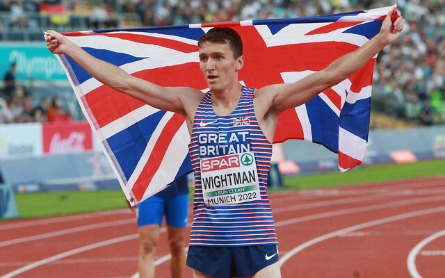 Jake Wightman kunne i fjor juble for både VM-gull på 1500 m og EM-sølv på 800 m. Nå har han gitt opp målet om å ta et nytt VM-gull i Budapest. (Foto: Kjell Vigestad)