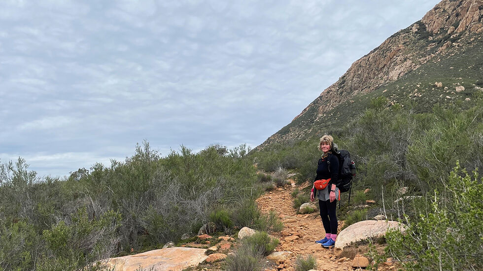 Else Husa har vært på mange lange vandreturer. I vår prøvde hun seg på Pacific Crest Trail i USA. (Foto: Marit Berg Bjerknes)