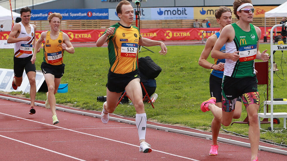 Ole Jakob Høsteland Solbu (7) Markus Einan (512) og Sondre Svarholt gikk videre fra det første forsøket. For Sondre Strande Omland (517) og Thomas Iversen-Skoge holdt det ikke med nye perser. (Foto: Kjell Vigestad)