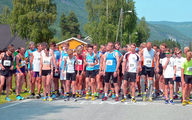 Norges Raskeste 5 km ble arrangert for ellevte gang. Her fra et tidligere løp. (Foto: Arrangøren)