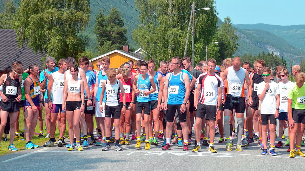 Norges raskeste 5 km ble arrangert for ellevte gang. Her fra et tidligere løp. (Foto: Arrangøren)