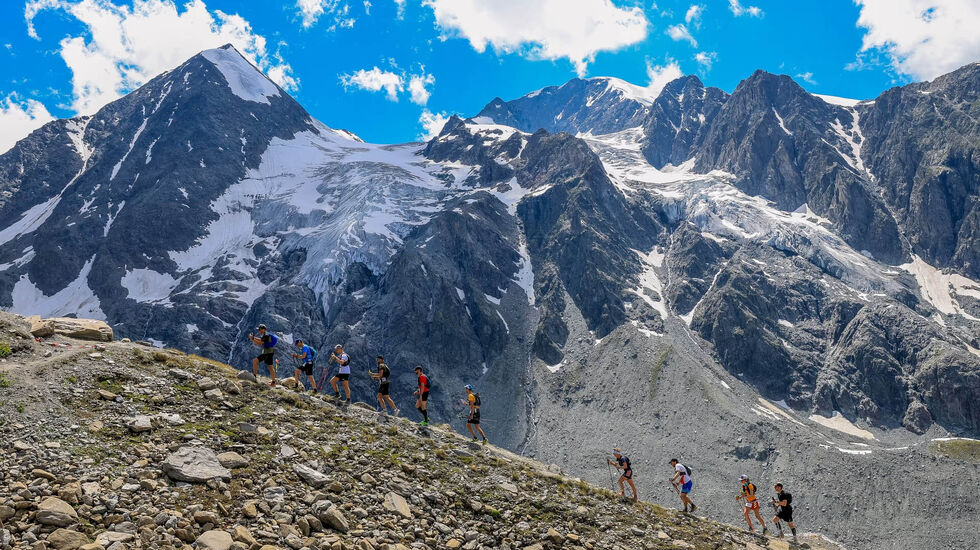 Løpet i Verbier i det sørlige Sveits byr på svært så spektakulære omgivelser. (Foto: UTMB World Series)