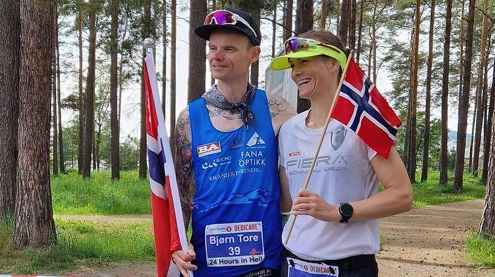 Bjørn-Tore Taranger og Annette Velde Sande ble norgesmestere i juni. Nå er begge tatt ut på Norges lag til VM i 24-timersløp i Taiwan. (Foto: Silje T. Andersen)