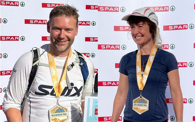 Per Midthagen og Magdalena Paschke vant 200 km-løpet som gikk fra Oslo til Vasstulan. (Foto: arrangøren)