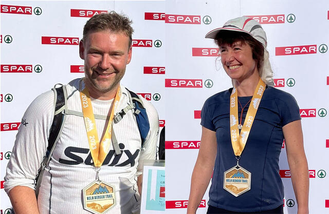 Per Midthagen og Magdalena Paschke vant 200 km-løpet som gikk fra Oslo til Vasstulan. (Foto: arrangøren)