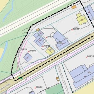 Kart planavgrensning.