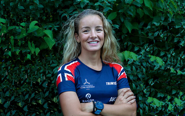 Stine Dale har vært en av de beste norske kvinnelige utøverne innen triatlon de siste årene, men nå satser hun på sykkel. Her fra fjorårets EM i triatlon. (Foto: Arne Dag Myking)
