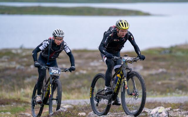 Team Monter Østlyngen i farta under fjorårets Offroad Finnmark. (Foto: Anders H. Abrahamsen)