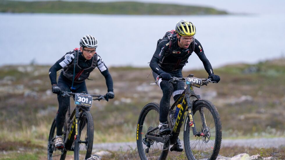 Team Monter Østlyngen i farta under fjorårets Offroad Finnmark. (Foto: Anders H. Abrahamsen)