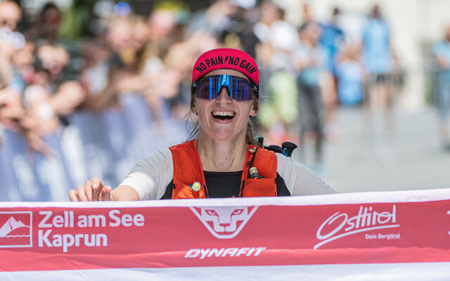 Kirsten Hundhammer Amundsgård tek sigeren i Grossglockner ultra trail. (Foto: Dynafit)