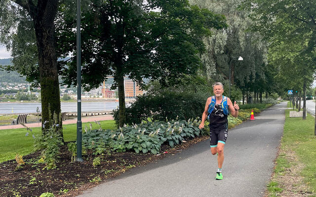 Lørdag 29. juli sto den maratonspesifikke økta 30 kilometer tempo på programmet. (Foto: Andreas Thunes)