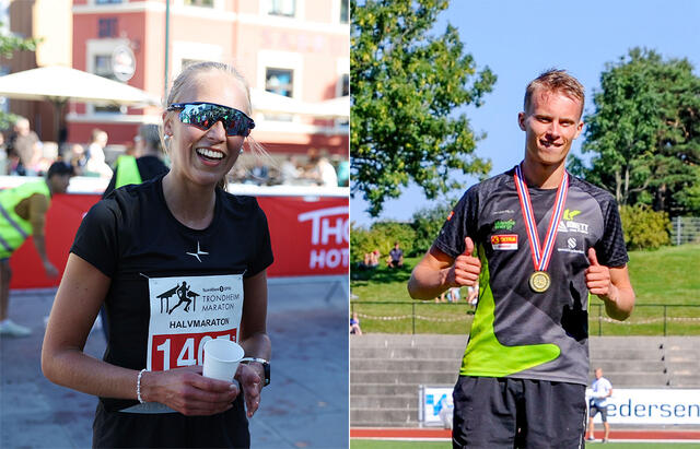 Marte Lien Johnsen løp inn til 13. plass på 10000 meteren der det var direkte finale. Sigurd Tveit manglet én plass på å gå videre fra forsøket på 1500 m. (Foto: Marianne Røhme og Arne Dag Myking)