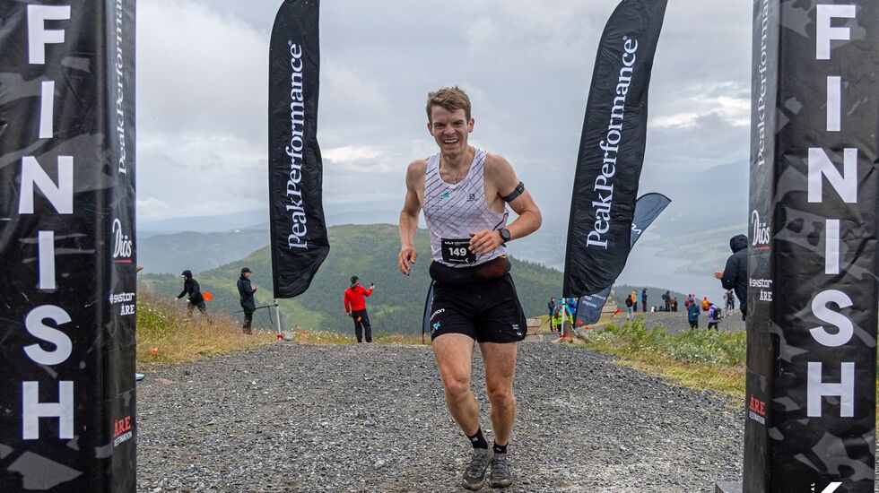 Jonas Hesthaug løp sitt korteste løp på 5 år og ble belønnet med en pallplass i Åre tirsdag. (Foto: Christer Schaprio)