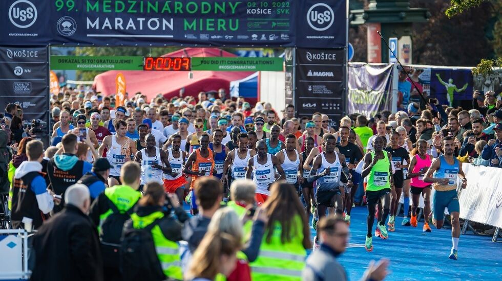 Kosice Marathon start 2022