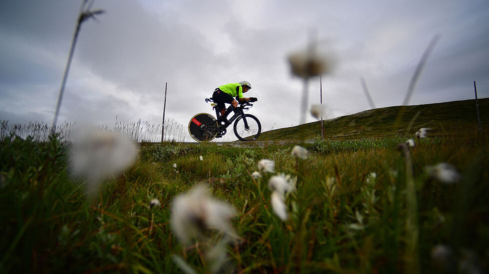 Sykling er bare en av tre lange øvelser i Norseman. (Foto: Alexander Koerner/Zalaris Norseman)