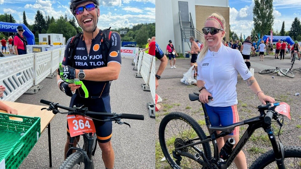 Svein Erik Bakke kunne glede seg over andreplass i klasse 50-69 år i Løke Challenge, mens Anita Dalen var best av alle kvinner på samme distanse. (Foto: Tom Arne Akerholt) 
