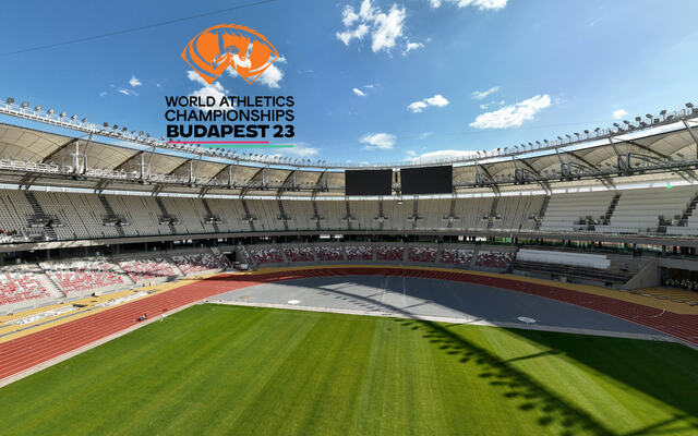 En flunkende ny stadion ønsker løpere, tilskuere og mediefolk velkommen til ni dager med friidrett på det aller høyeste nivå. (Foto: World Athletics)