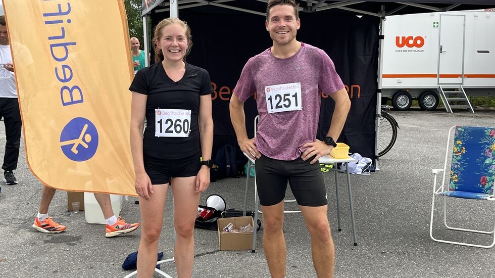 De to vinnerne på den lengste distansen, Janne Elin Vatnaland og Kristoffer Tollås