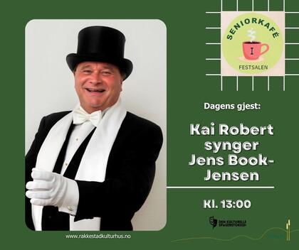 Seniorkafe gjest: Kai Robert synger Jens Book-Jensen  141123 - Rakkestad kommune