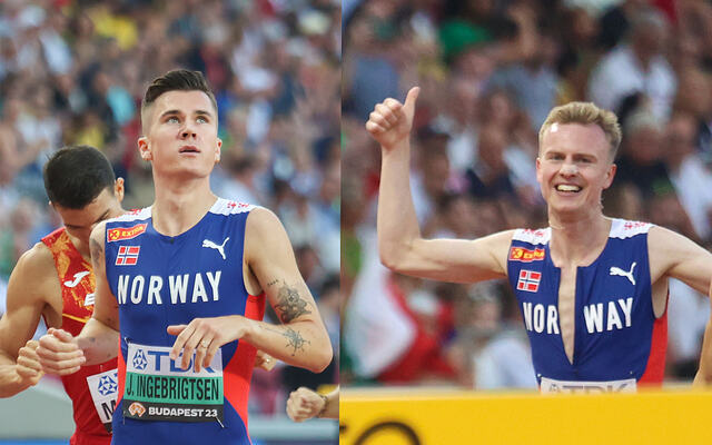 Begge de to norske 1500 m-løperne så ut til å ha god kontroll og er klare for semifinale på søndag. (Arkivfoto: Arne Dag Myking)