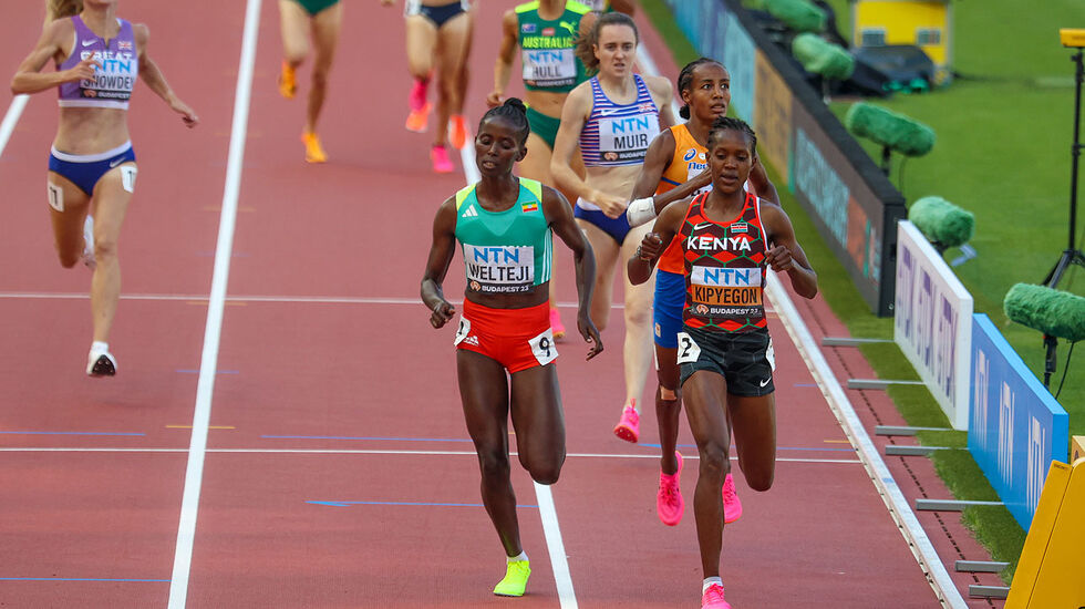 De største 1500 m-stjernene sikra seg plass til tirsdagens finaleløp. (Alle foto: Arne Dag Myking)