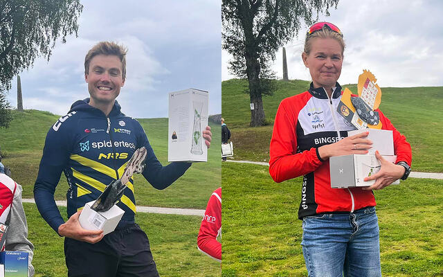 Kristian Klevgård og Cathrine Årstad Olsen vant den 25. utgaven av Grenserittet. (Alle foto: arrangøren)