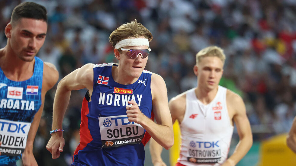 Ole Jakob Solbu har allerede fått til to gode innendørsløp på 800 m denne vinteren. (Arkivfoto: Arne Dag Myking)
