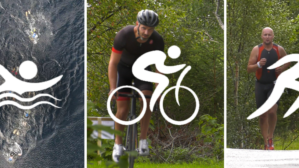 Foto/fotomontasje: Hareidlandet triatlon