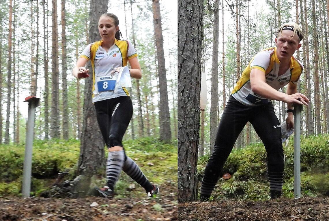 Marie Kravdal og Annar Erlien Solerød vant D og H17-20. (Foto: Stein Arne Negård)