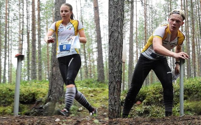 Marie Kravdal og Annar Erlien Solerød vant D og H17-20. (Foto: Stein Arne Negård)