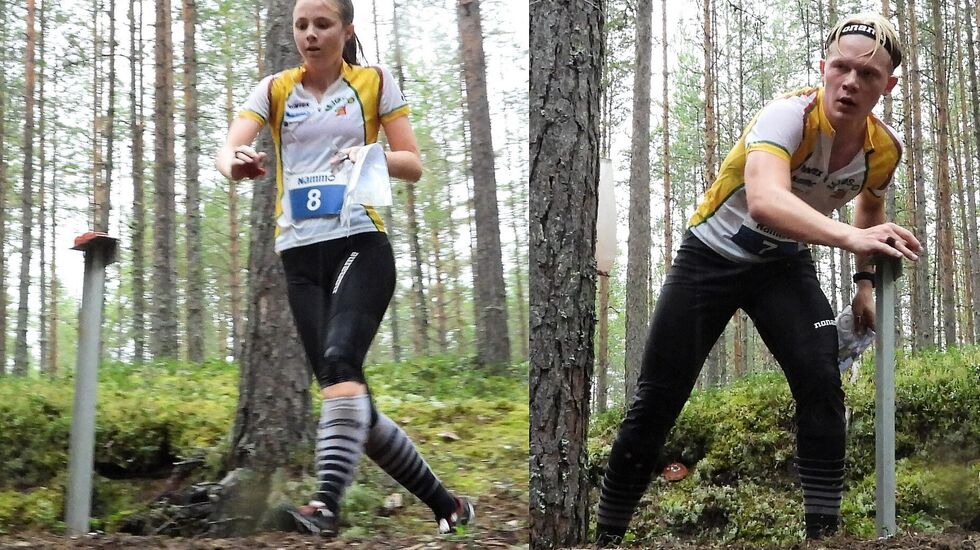 Marie Kravdal og Annar Erlien Solerød vant D og H17-20. (Foto: Stein Arne Negård)