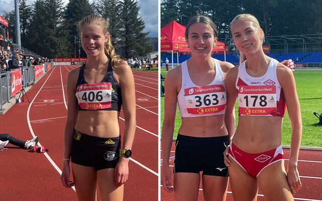 Malin Hoelsveen vant KU20 mens Ingeborg Østgård tok seieren i KU23. (Foto: Thomas Patey)