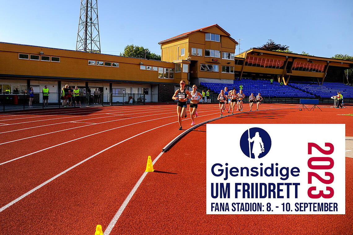 Det er på Fana Stadion i Bergen at årets utendørs ungdomsmesterskap ble arrangert. (Alle foto: Arne Dag Myking)