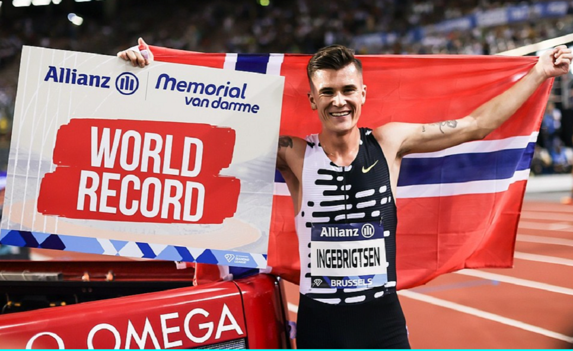 Den nye verdensrekordholderen på 2000 meter. (Foto Dan Vernon/Diamond League)
