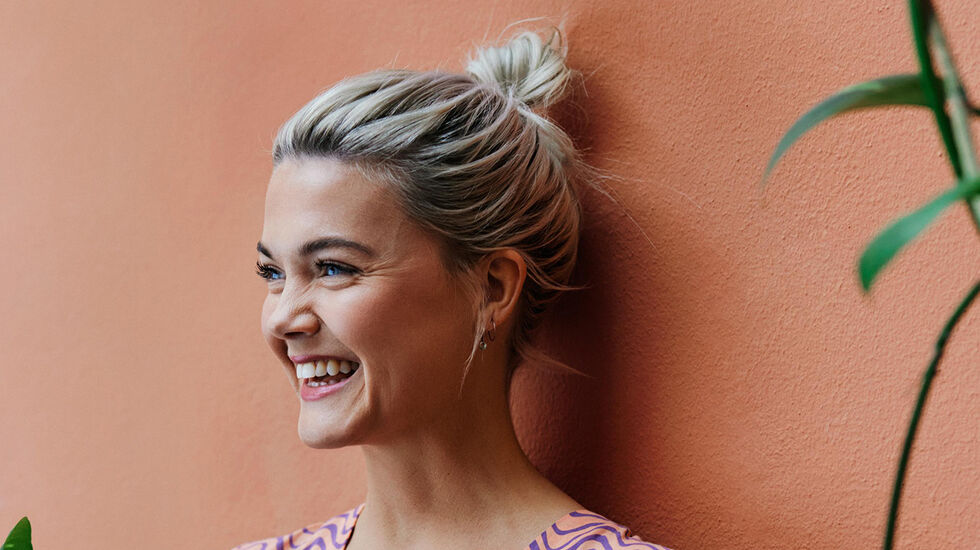 Maria Abrahamsen trener primært på grunn av de gode følelsene treningen gir henne. (Foto: Ida Fiskaa)