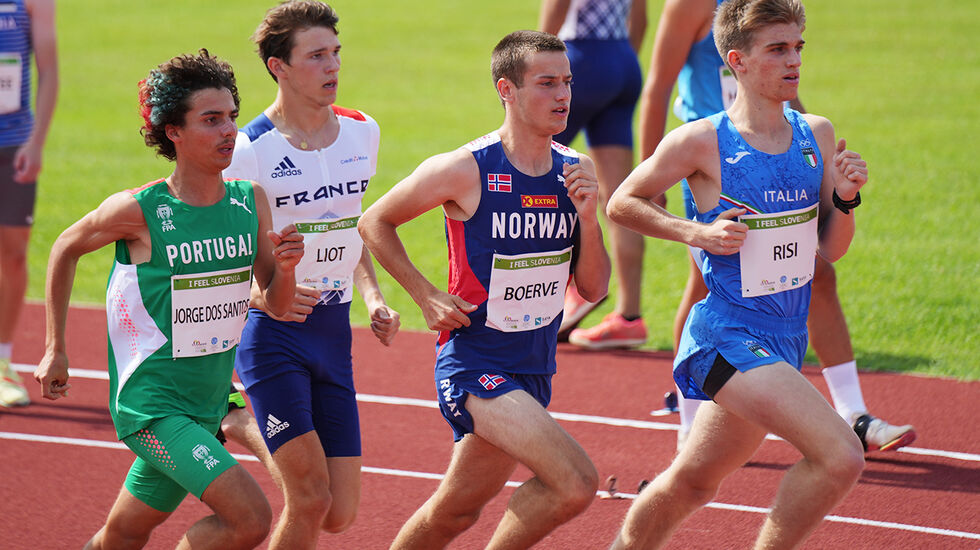 Kristian Bråthen Børve møtte mange av Europas beste 16- og 17-åringer da han tok gull på 1500 m i European Youth Olympic Festival. (Foto: Einar Børve)
