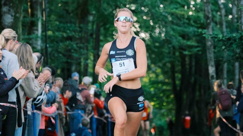 Kristine Lande Dommersnes stod for den beste norske plasseringen i Laredo lørdag kveld. Haugesund-jenta brøt for første gang 33 minutter på 10 kilometer. (Foto: Arkivbilde, Rolf Bakken).