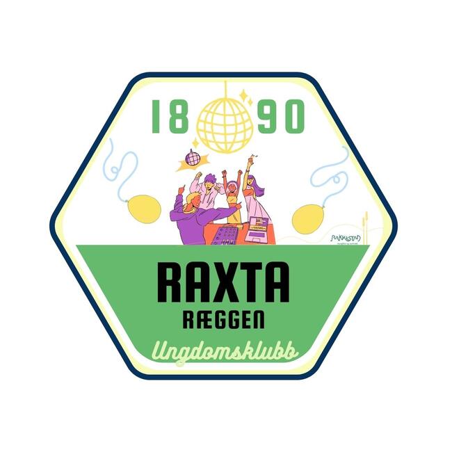 Raxta Ræggen ungdomsklubb logo