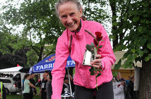 Kirsti M. Johnsen forbedra sin egen norske klasserekord med over minuttet da hun vant 70-årsklassen i Kodalmila på 46.17. (Arkivfoto: Heming Leira)