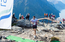 Kilian Jornet gjorde comeback etter skade – med godt resultat. (Foto: Åndalsnes Avis)