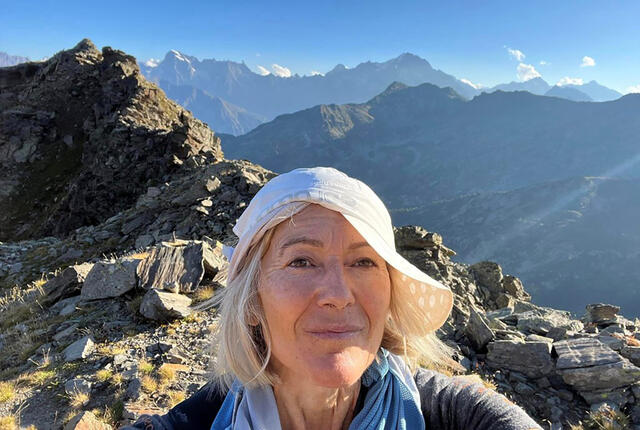 Ninette Banoun fullførte Tor de Geants på 127 timer. (Foto: Privat)