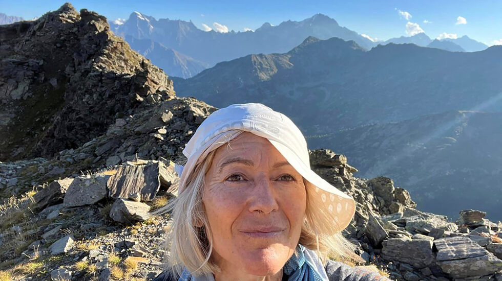 Ninette Banoun fullførte Tor de Geants på 127 timer. (Foto: Privat)