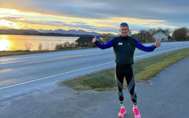 Øyvind Kvernen er klar for å arrangere Molde Maraton lørdag 14. oktober. (Foto: privat)