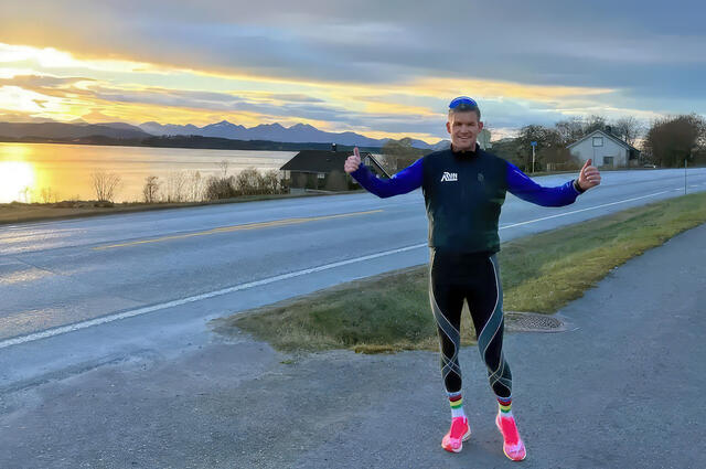 Øyvind Kvernen er klar for å arrangere Molde Maraton lørdag 14. oktober. (Foto: privat)