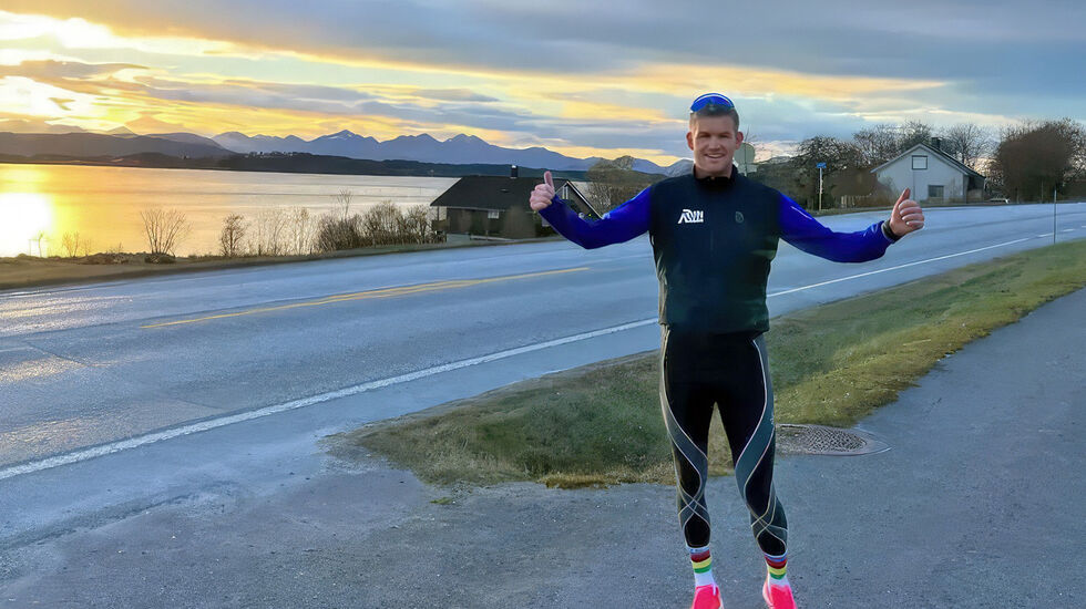 Øyvind Kvernen er klar for å arrangere Molde Maraton lørdag 14. oktober. (Foto: privat)