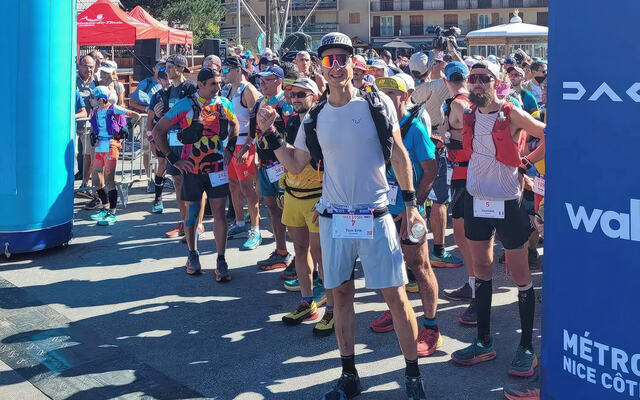 Tom Erik Halvorsen løp den lengste distansen (100 miles) Under UTMB-løpet i Nice, og ble nummer åtte. På 50K fikk vi to tredjeplasser! (Foto: John Nicolaysen)