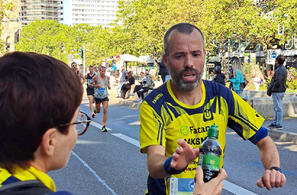 Svein Ove Risa sprang Berlin Marathon for ellevte gong. Fire av løpa hans har gått på 2.20-talet og sju på 2.30-talet. (Foto: privat)