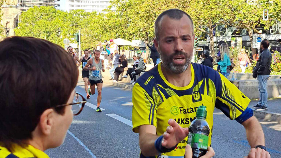 Svein Ove Risa sprang Berlin Marathon for ellevte gong. Fire av løpa hans har gått på 2.20-talet og sju på 2.30-talet. (Foto: privat)