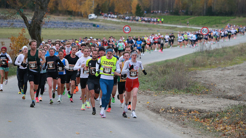 Hytteplanmil-traseen vil ganske sikkert fylles opp av løpere på alle nivå også i oktober 2024. (Foto: Kjell Vigestad) 